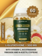 Gluta Radiance Glutathione 500mg with Vitamin C – 60 Soft capsules
